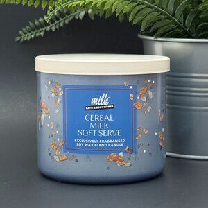 BBW Milk Bar Collaboration Cereal Milk Soft Serve Bath & Body Works Candle